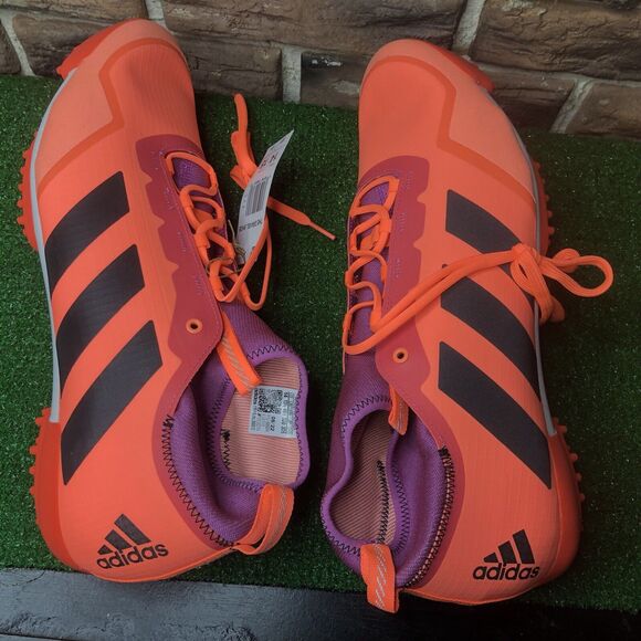 Adidas The Gravel Cycling Shoes Size 14 US Men’s Orange Purple Style GX1665 - Picture 10 of 11